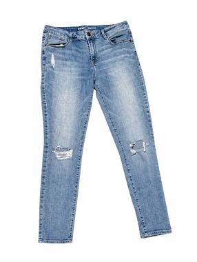 Old Navy MidRise Distressed Skinny Jeans - size 12